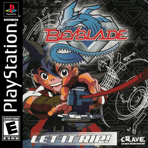 Beyblade Let It Rip box art for Playstation